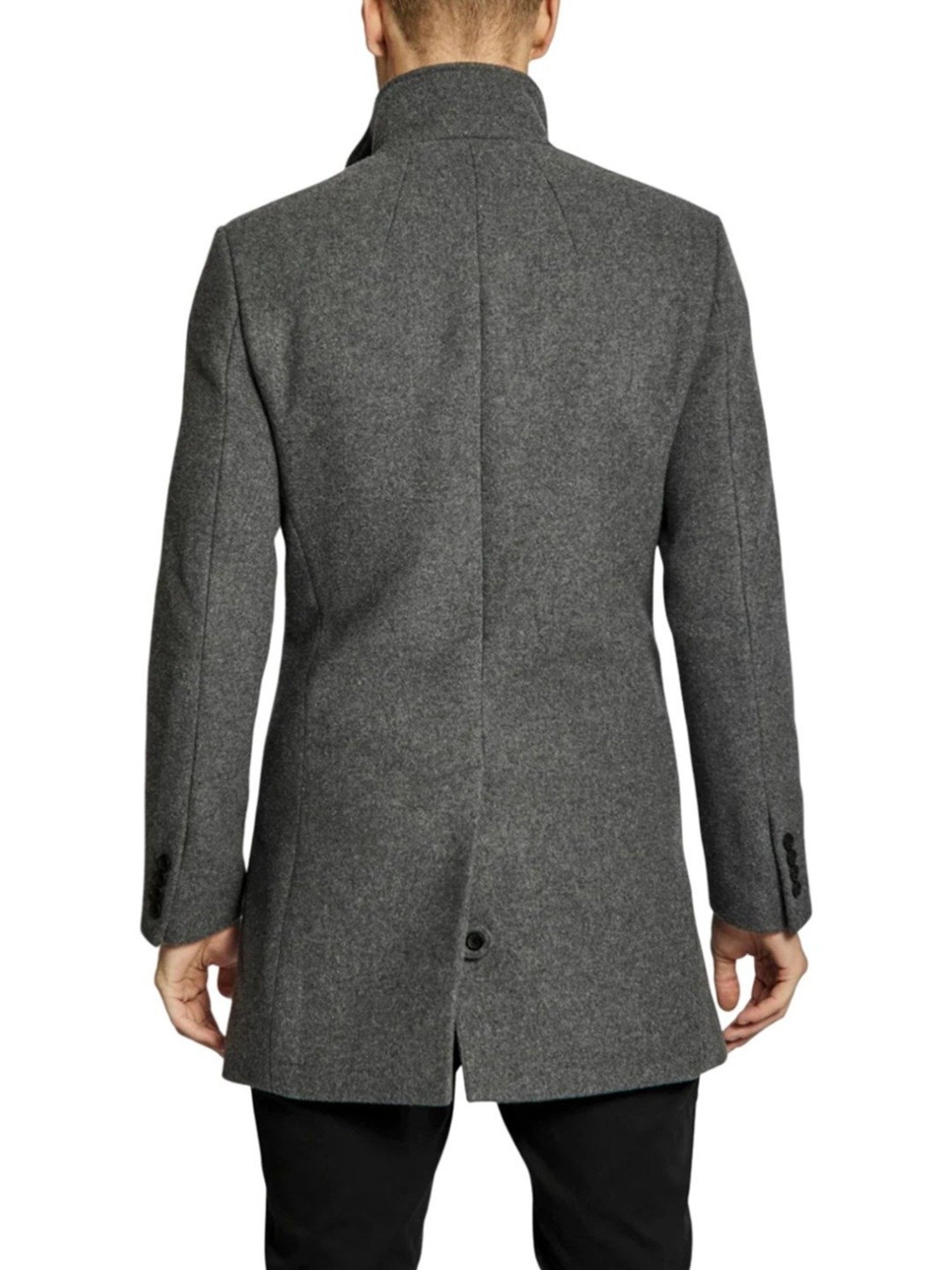 Bruun & Stengade Grey Slim Fit Coats