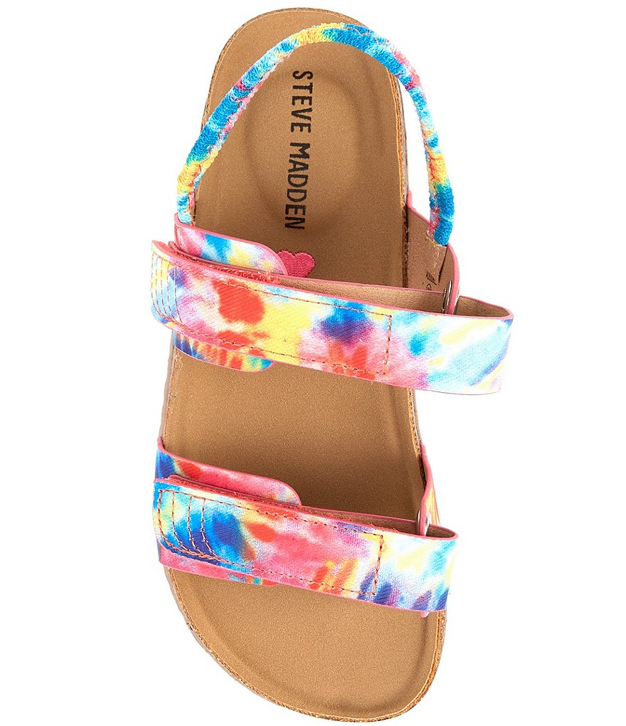 Steve Madden Girl's Adaptive A-Double Tie-Dye Sandals (Youth)