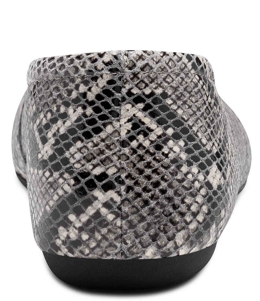 CC Corso Como Trishina Snake Print Leather Ballet Flats