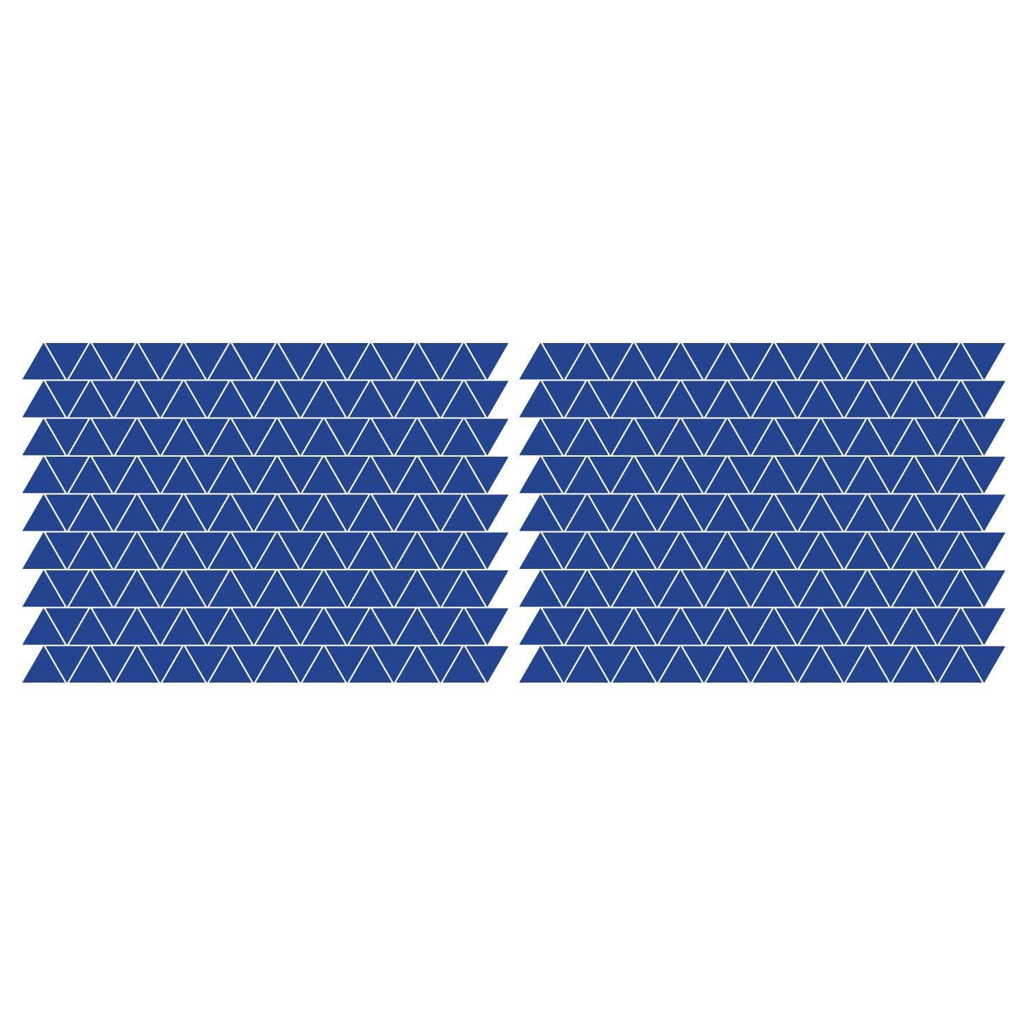 LiteMark 2 Inch Black Removable Triangle Decals - Pack of 84