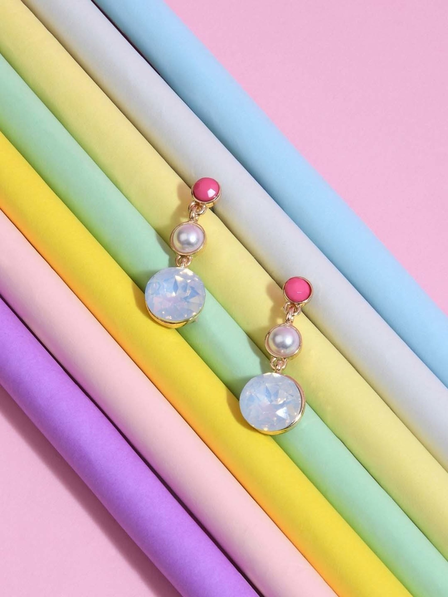 Accessorize London Seascape Multicolor Dangler Earrings