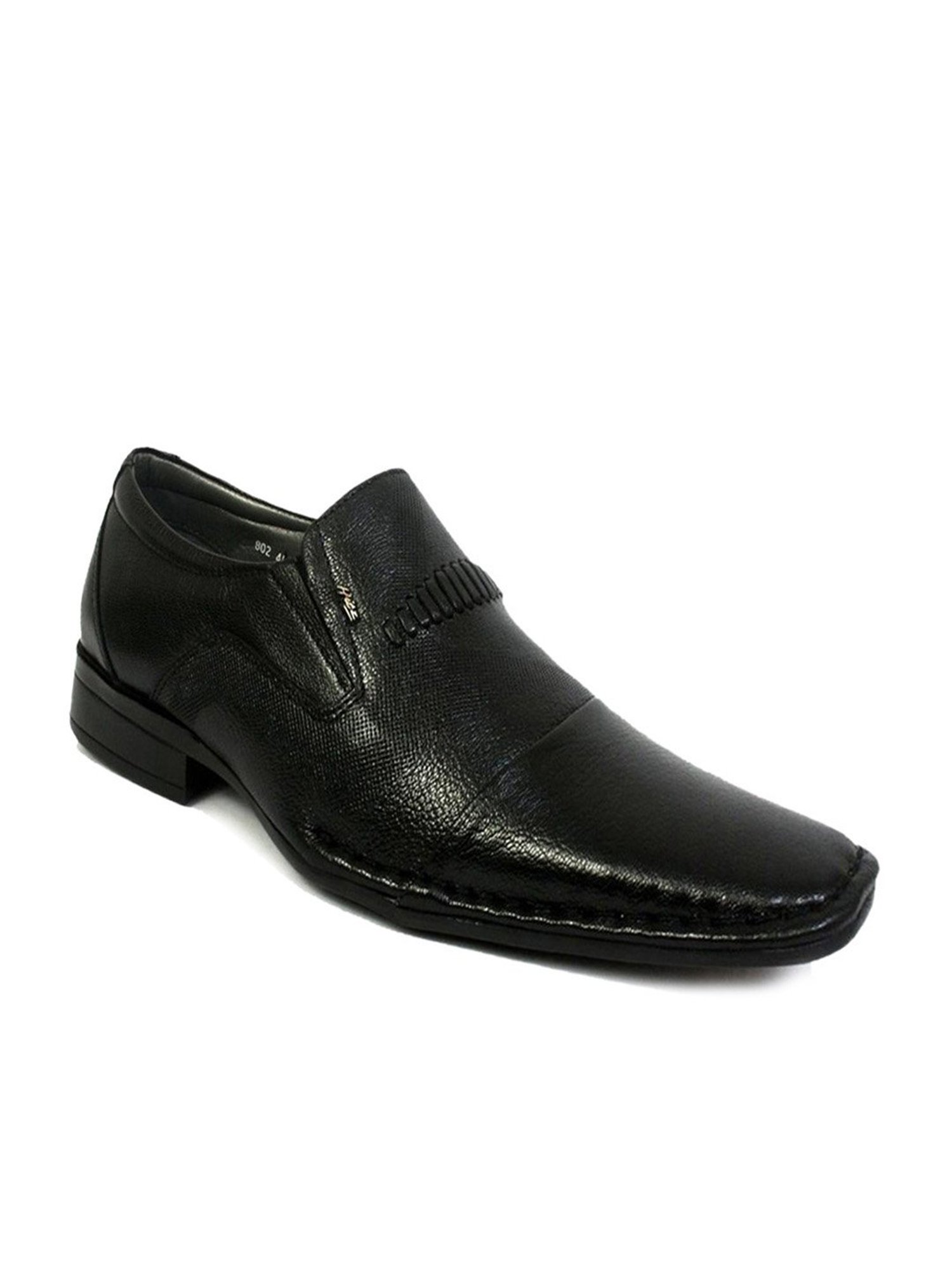 Hitz Men's Black Formal Slip-ons