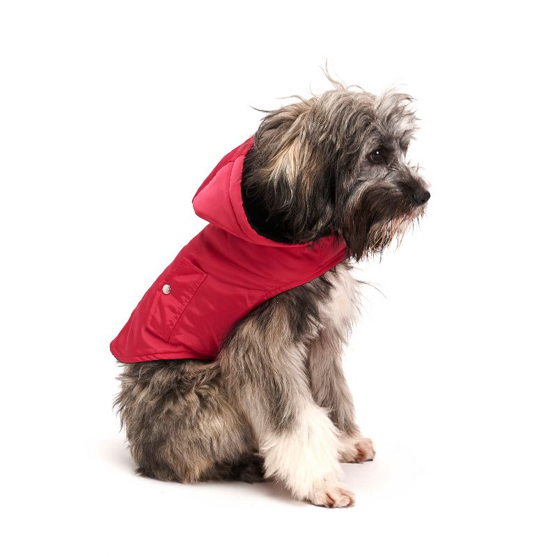Royal Animals Dog and Cat Coat with Removable Hood - Pink - S