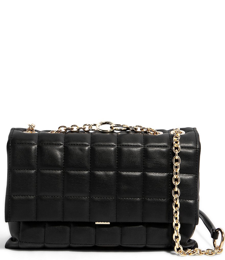 House of Want H.O.W. We Step Up Quilted Vegan Leather Shoulder Bag