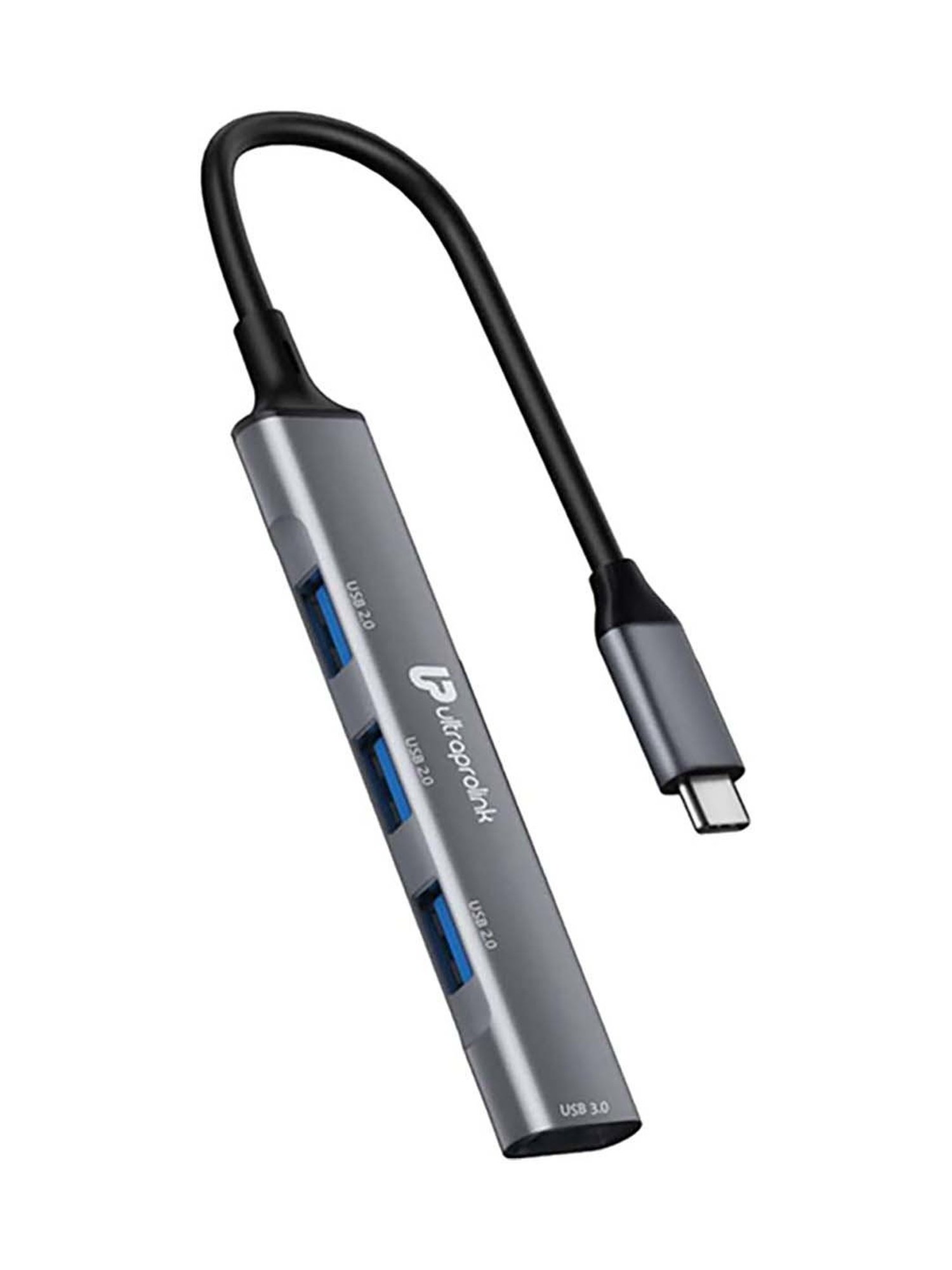 UltraProlink UL1087 Slimport 4C USB 3 ports Hub (Silver)