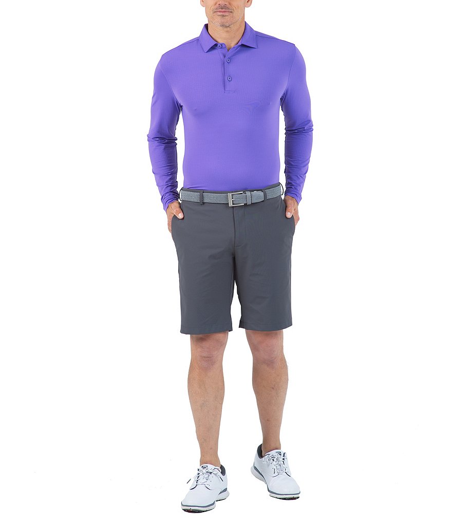 IBKUL Long-Sleeve Ice Fil&reg; Polo Shirt