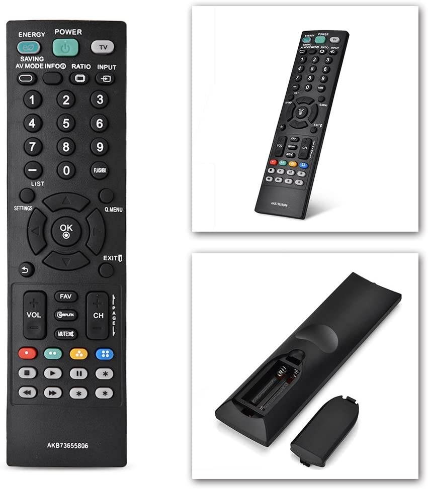 Universal Remote Control for LG AKB73655806, Smart TV Remote Control Replacement for LG AKB73655806 LCD LED TV