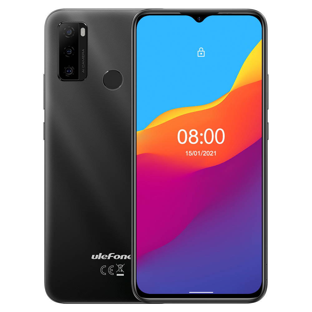 Ulefone Note 10 Unlocked Phones, Android 11 2GB + 32GB ROM, 8MP Four Rear Camera + 8MP Front Camera, 6.52" HD+ Screen 5500mAh Big Battery Dual 4G Unlocked Smartphone