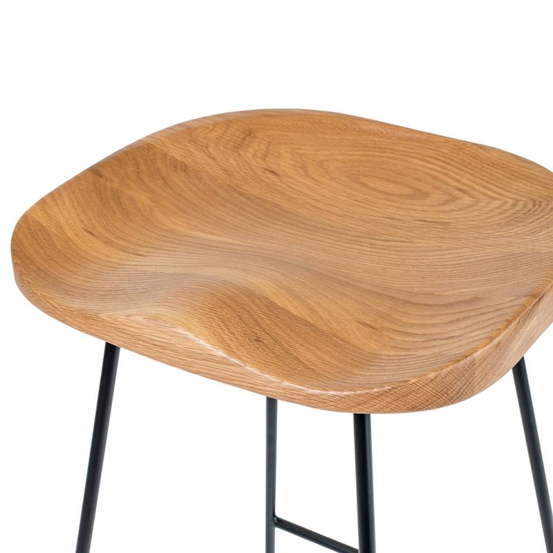 Mason Counter Height Barstool Natural - Adore Decor