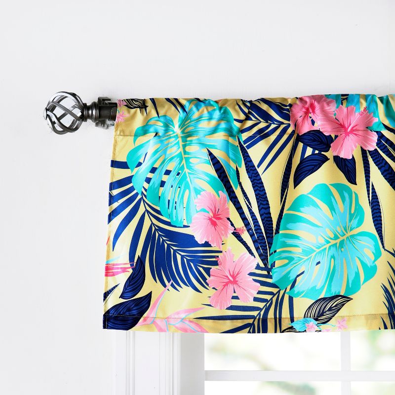 Heritage Lace 53" Halloween Phantom Drape Window Swag Valance - Black