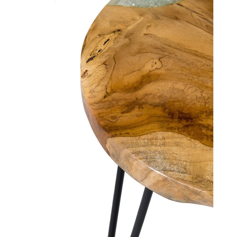 Menlo Teak Accent Table Brown - East At Main