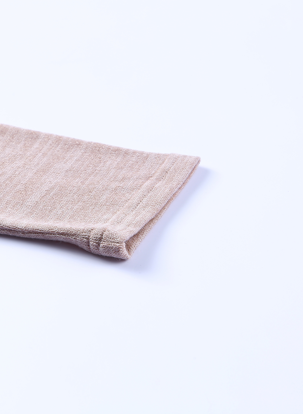 Beige Buttons Front Lightweight Fall Long Cover Up