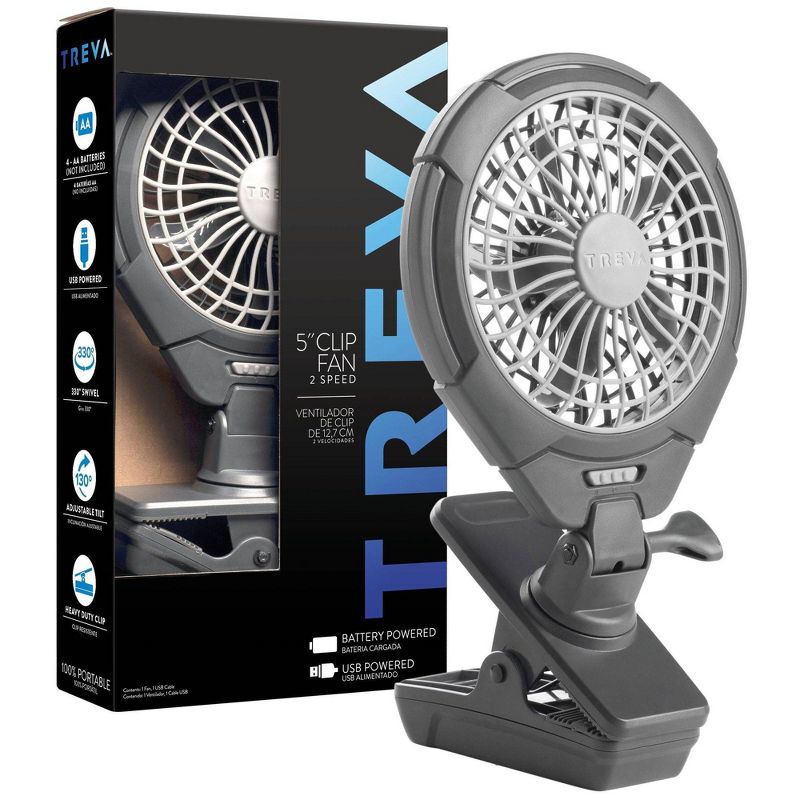 Air King 18" 1/6 HP 3-Speed Adjustable Height Floor Fan with Roll-About Stand