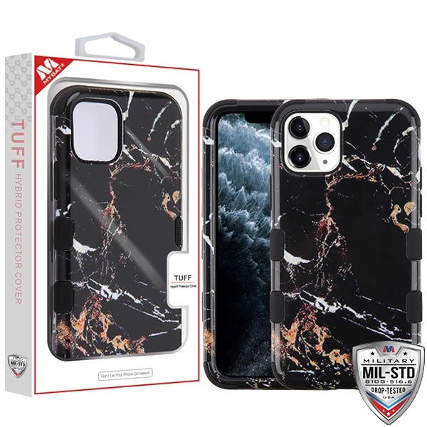 MYBAT Montmartre Marble/Black TUFF Hybrid Protector Cover [Military-Grade Certified](with Package)