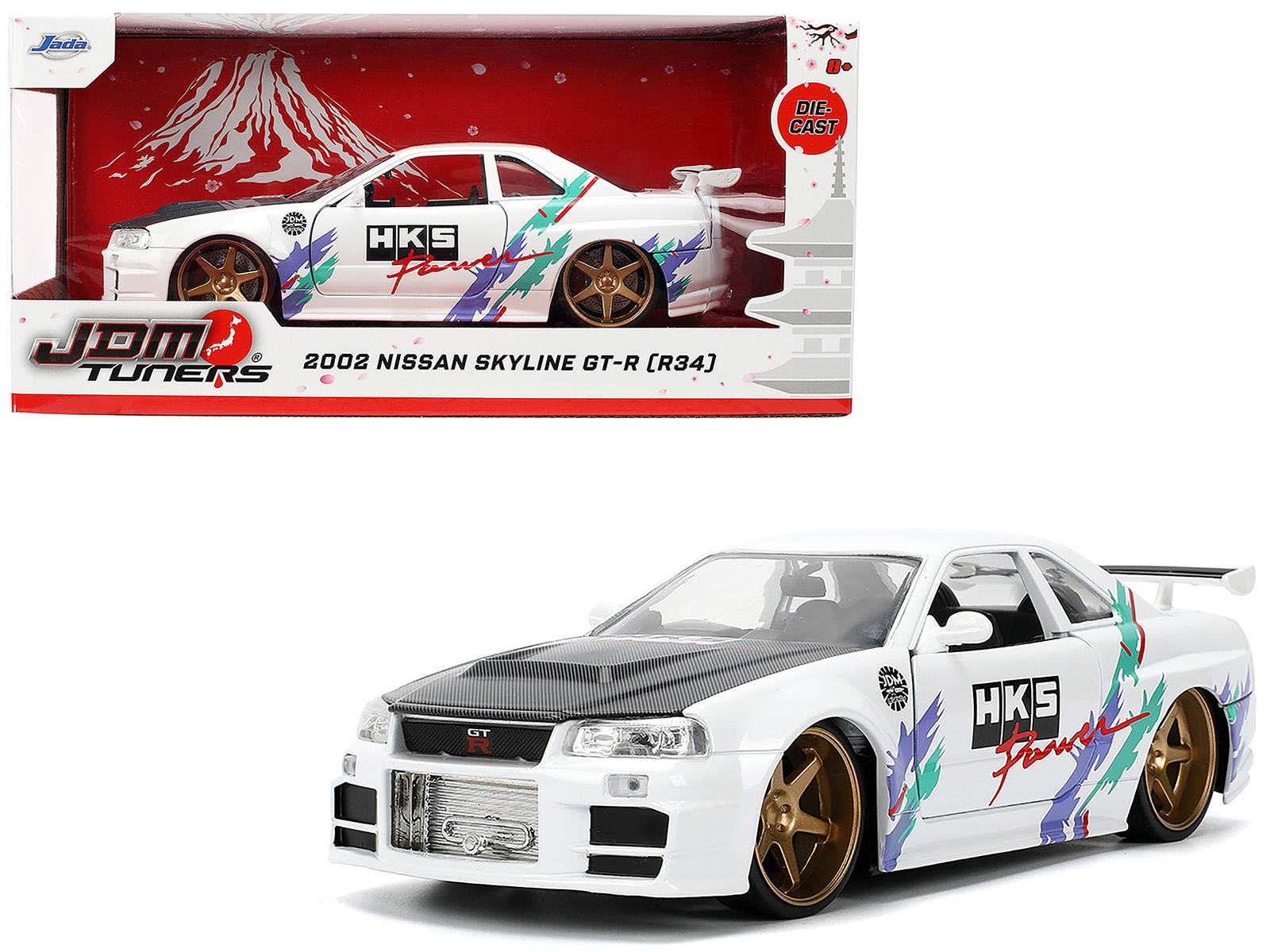 Nissan LB-Silhouette WORKS GT 35GT-RR Ver.2 RHD (Right Hand Drive) #23 Tetsuya Hibino "LB Racing - Formula Drift" (2022) 1/18 Model Car by Top Speed