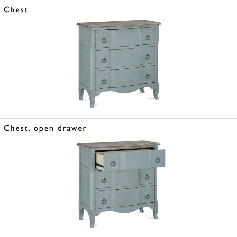 Baxter Accent Chest Light Teal - Dorel Living