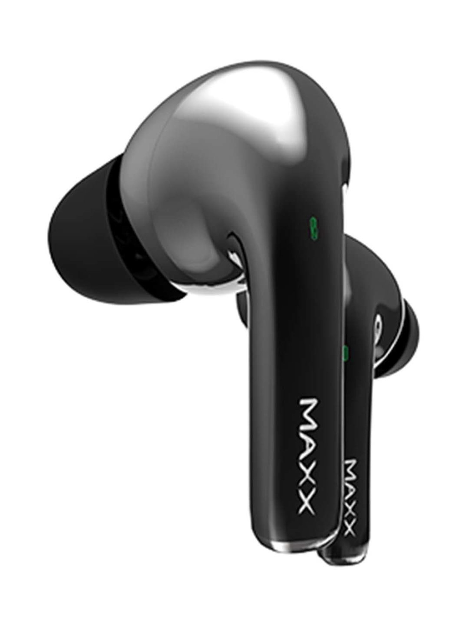 Maxx PX3 Truly Wireless Earbuds with IPX6 Water and Sweat Resistant (Black)