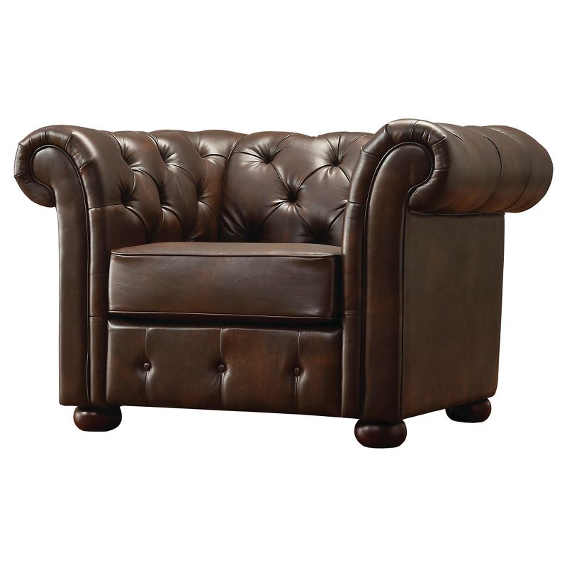 Chesterfield Armchair Chocolate - Inspire Q