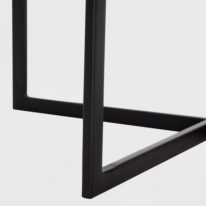Ludlow Metal Side Table Black - Finch