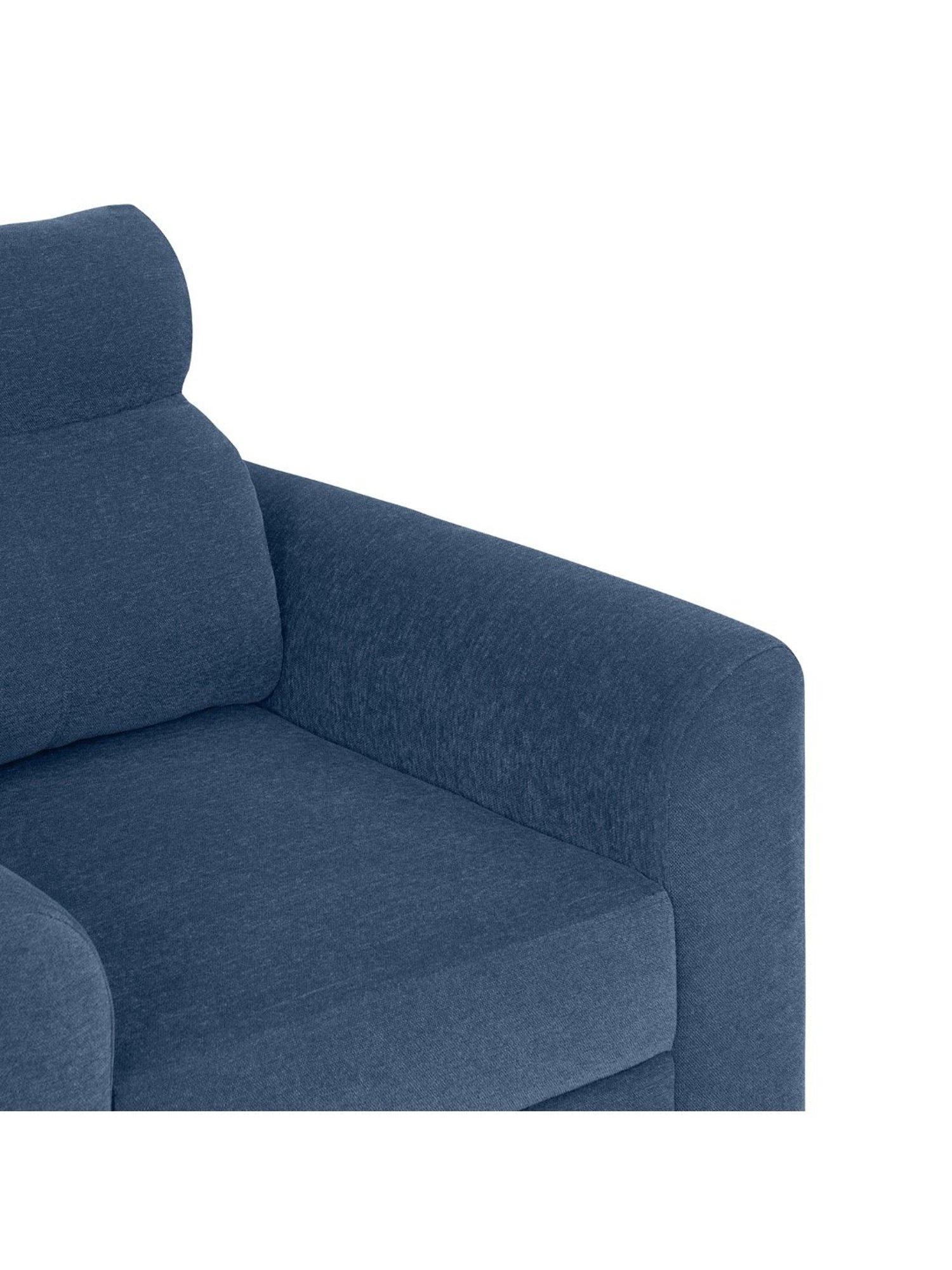 Durian Berry Black Premium Leatherette 2 Seater Sofa