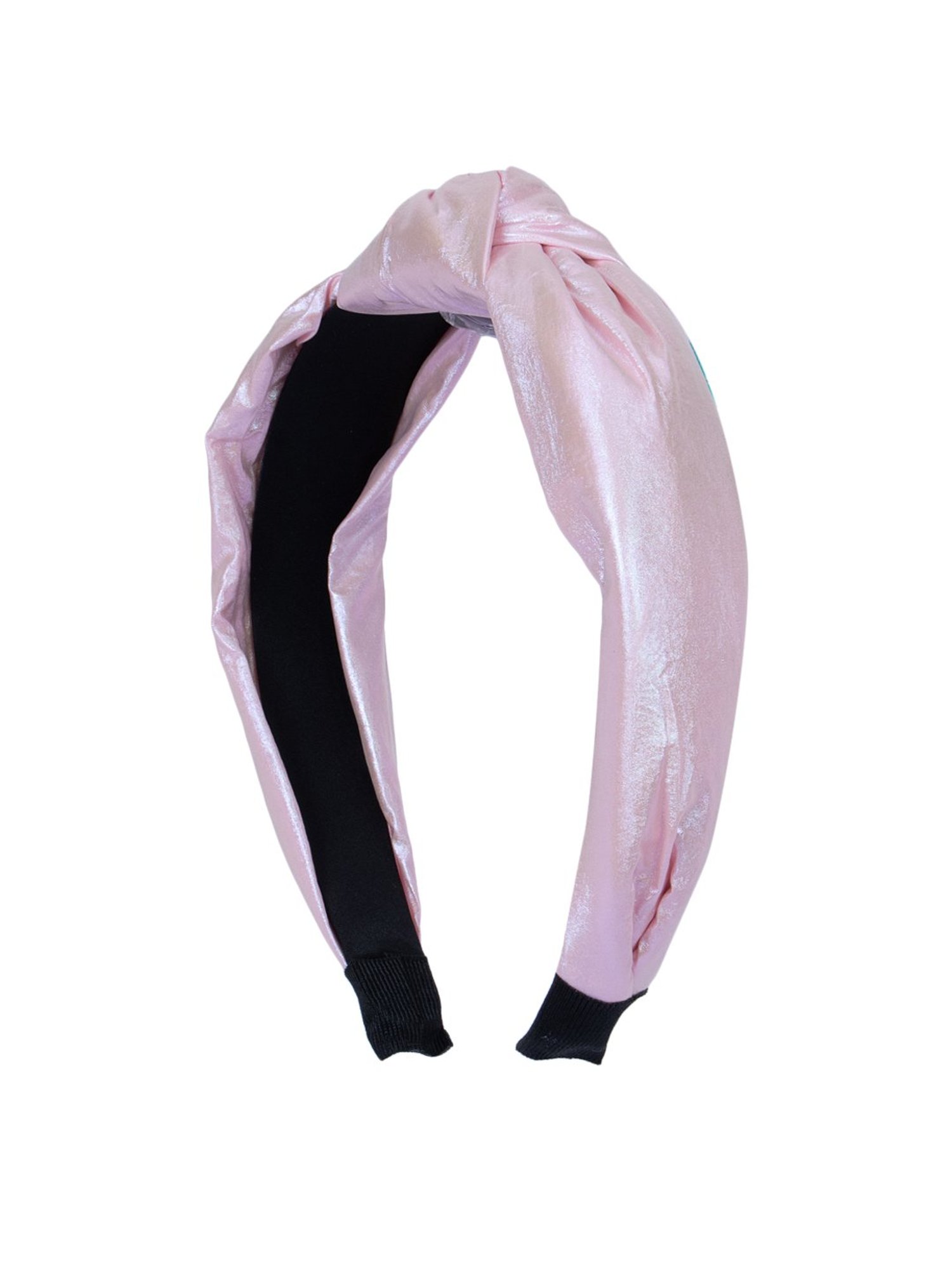 Kazo Pink Solid Metallic Shine Hair Band