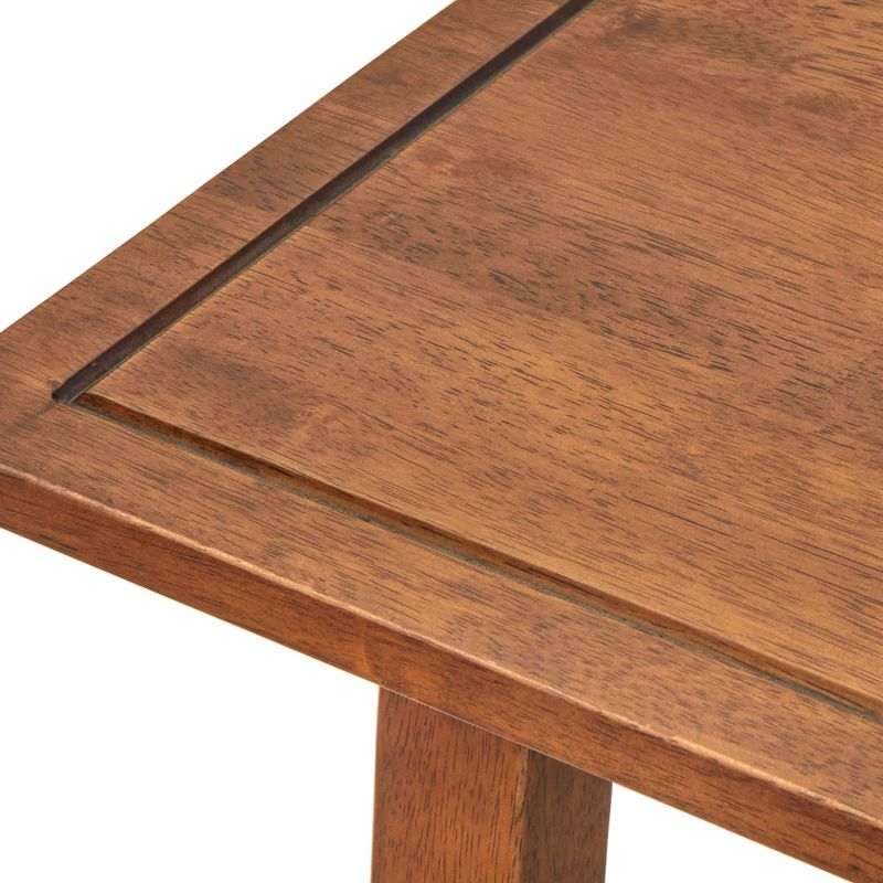 Boulder Trestle Desk Dark Oak - Buylateral
