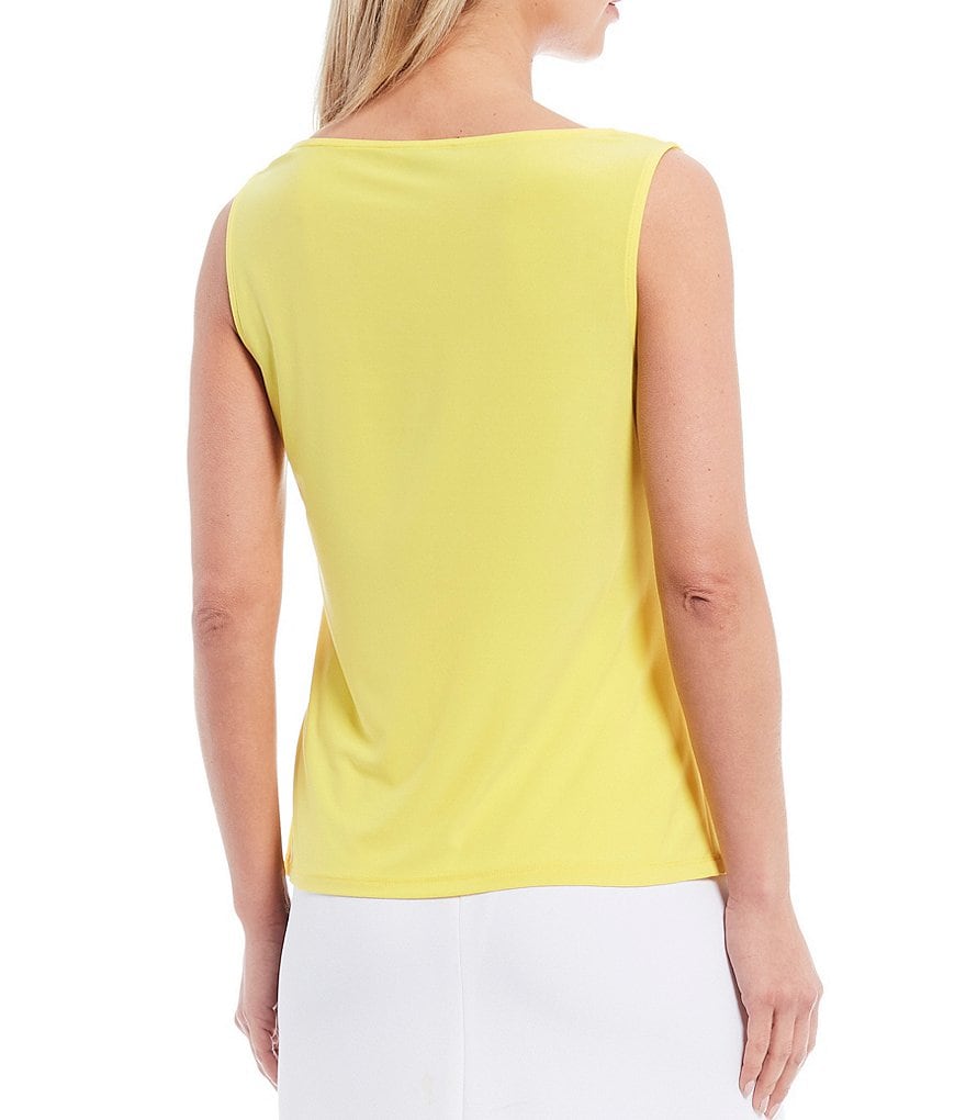 Preston & York Jacie Cowl Neck Sleeveless Knit Tank
