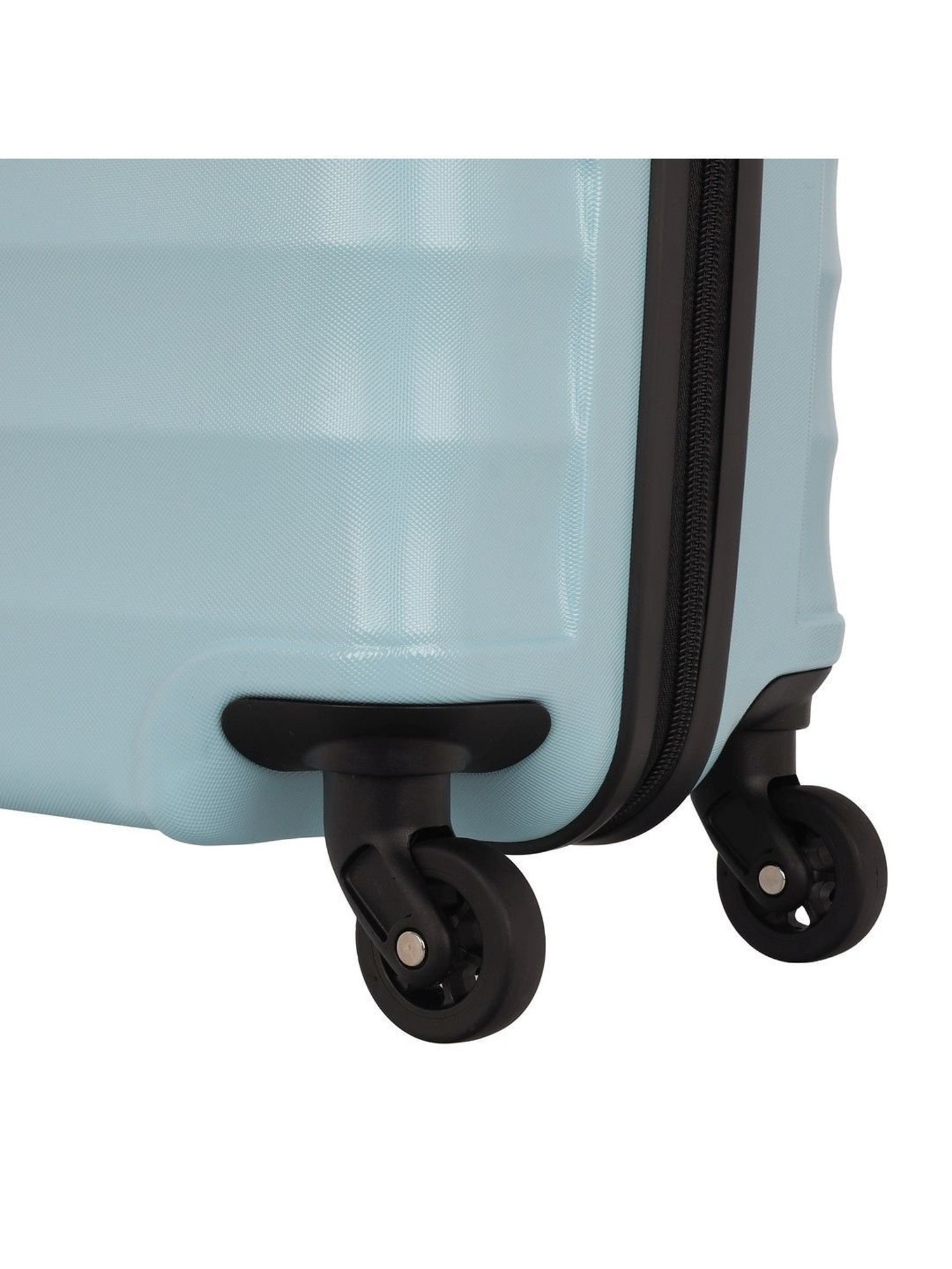 American Tourister Barcelona Powder Blue Solid Hard Cabin Trolley Bag - 55 cm