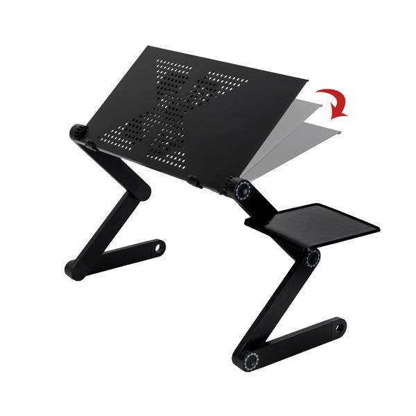 Gaming Desk 47.2" W x 23.6" D Office Computer Table, Black Gamer Workstation with 2 Cable Management Holes