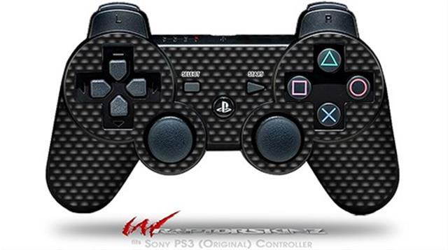Sony PS3 Controller Decal Style Skin - Carbon Fiber (CONTROLLER SOLD SEPARATELY)