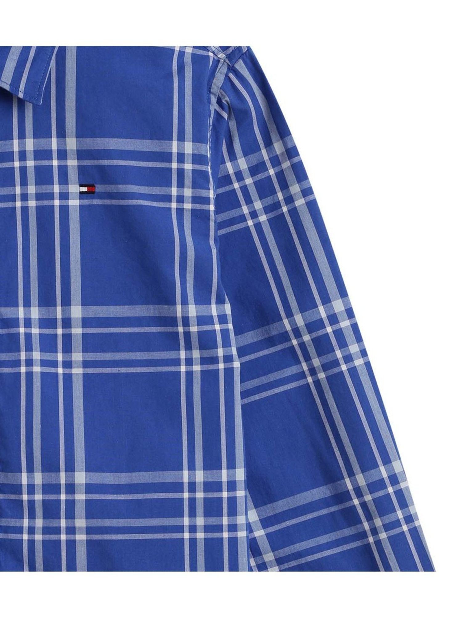 Tommy Hilfiger Kids Persian Blue Checks Archive Fit Shirt