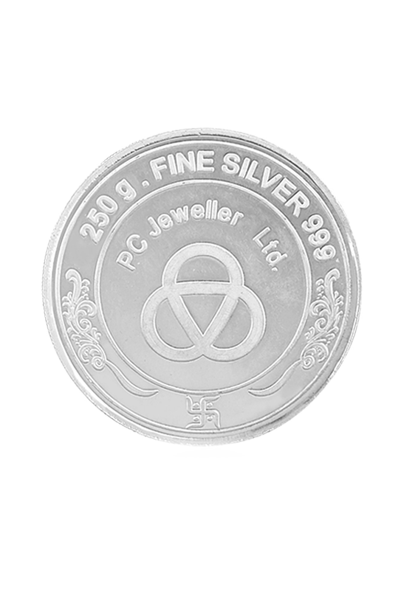 PC Jeweller Laxmi Ganesh 999 250gm Silver Coin