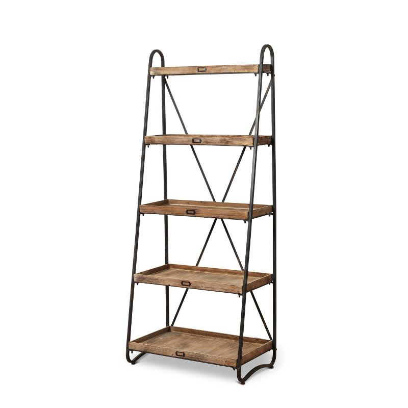 Set of 2 Planters with Stand Gold - CosmoLiving by Cosmopolitan