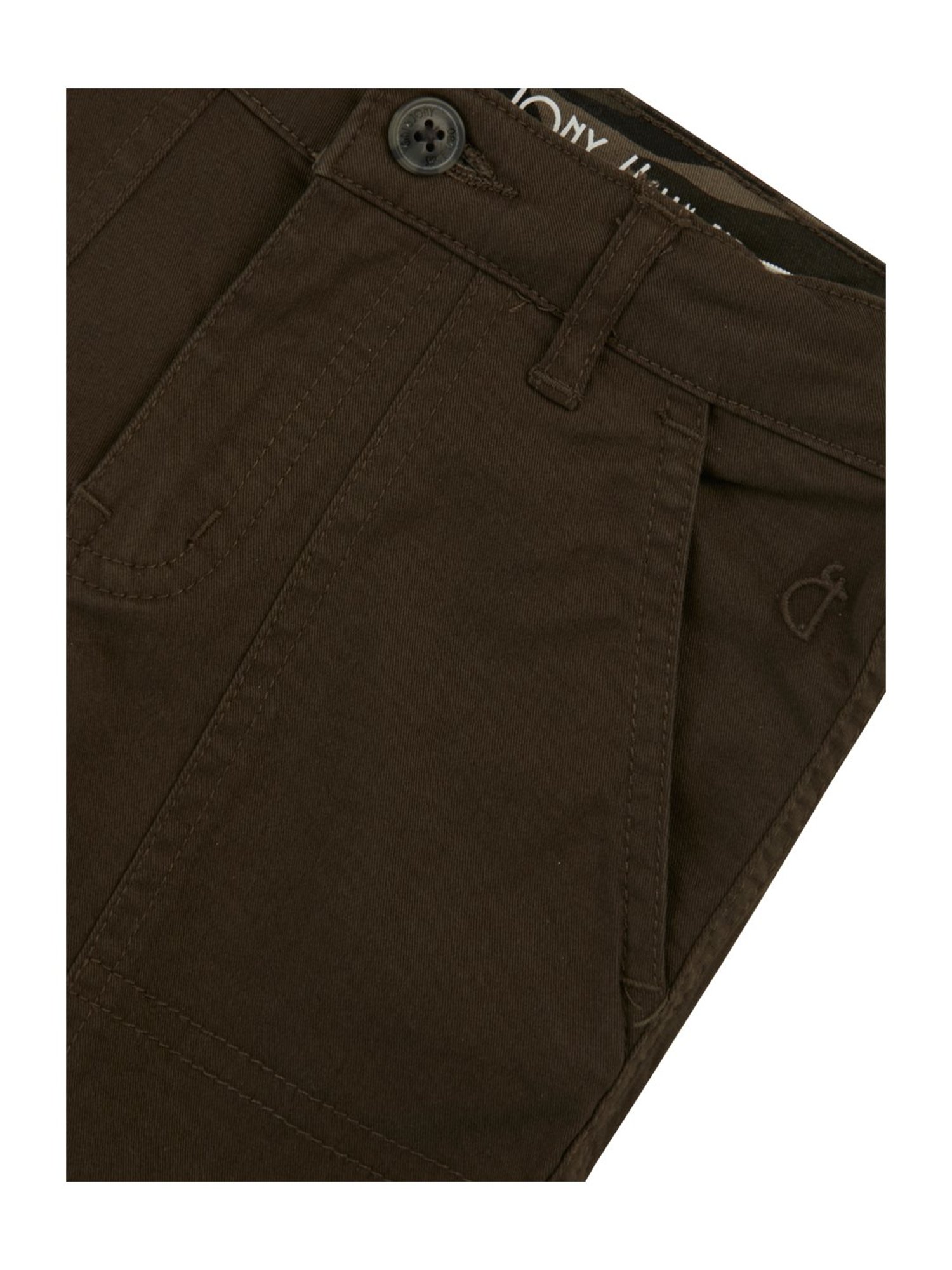 Gini & Jony Kids Brown Solid Bermuda