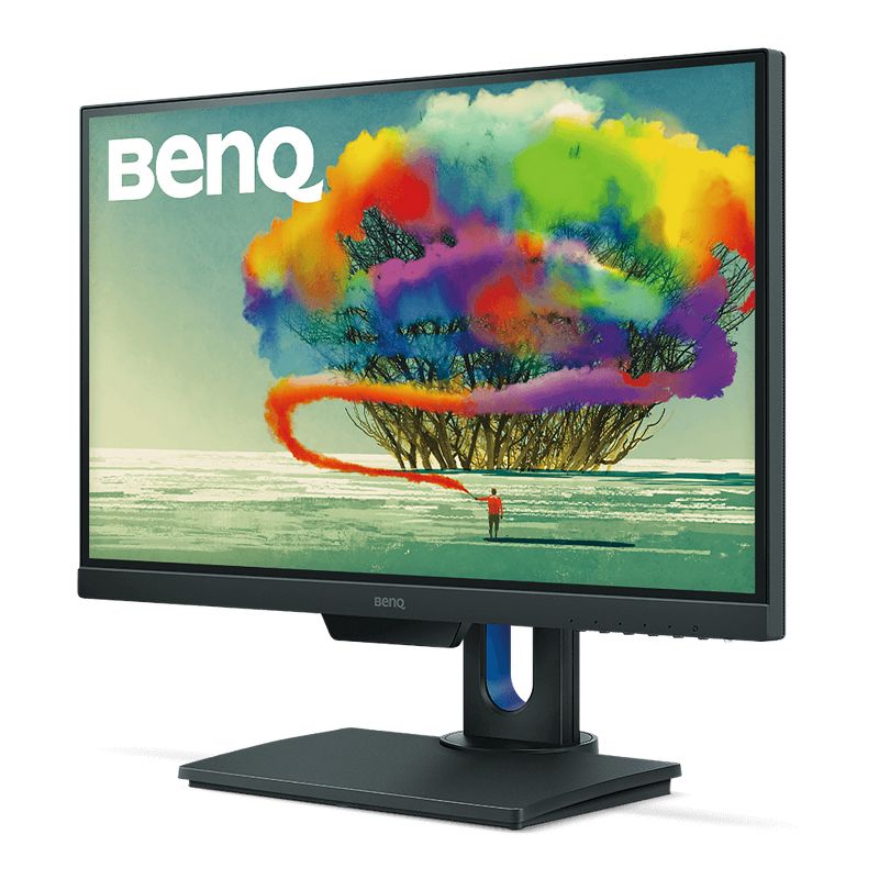 BenQ PD2500Q 25 Inch Quad HD 2560 x 1440 2K 4ms HDMI DisplayPort Mini-DisplayPort Built-in Speakers USB 3.1 Hub Flicker-Free Low Blue Light Ultra Slim Bezel LED Backlit IPS Monitor