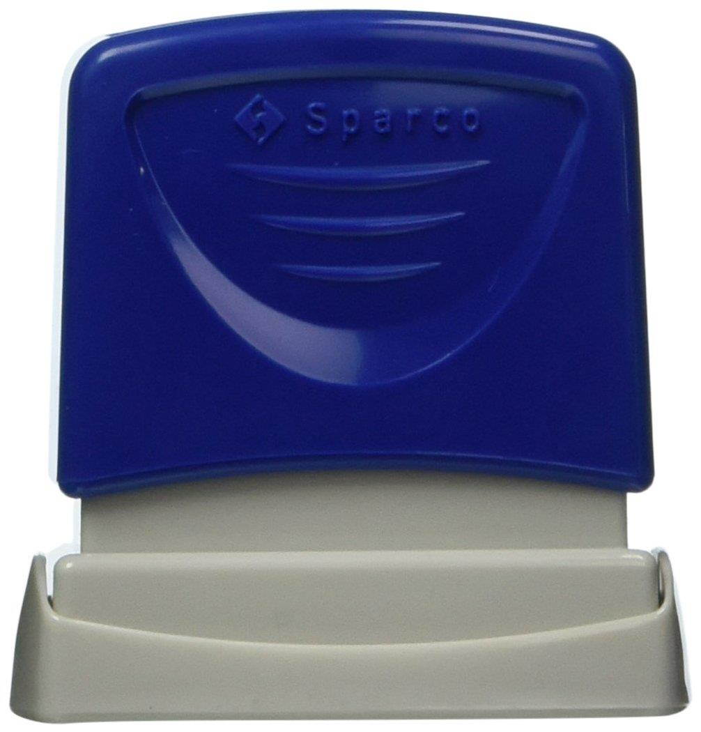 S.P. Richards Company COMPLETED Title Stamp, 1-3/4 x 5/8 Inches, Red Ink (SPR60015)