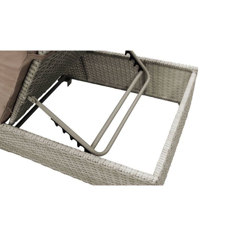 Fairmont 2pk Patio Chaise Lounges - Wheat - TK Classics