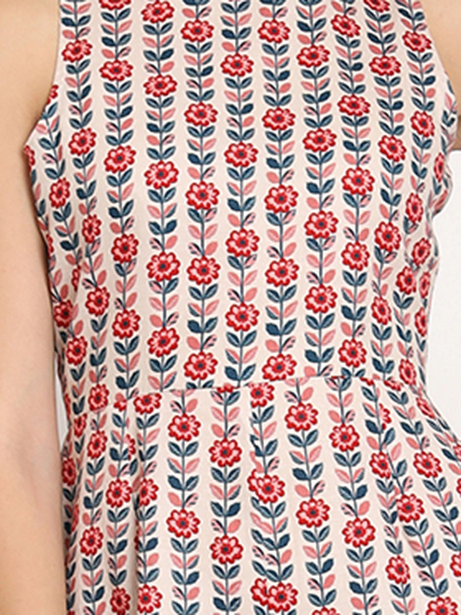 Moomaya Multicolor Floral Print Jumpsuit