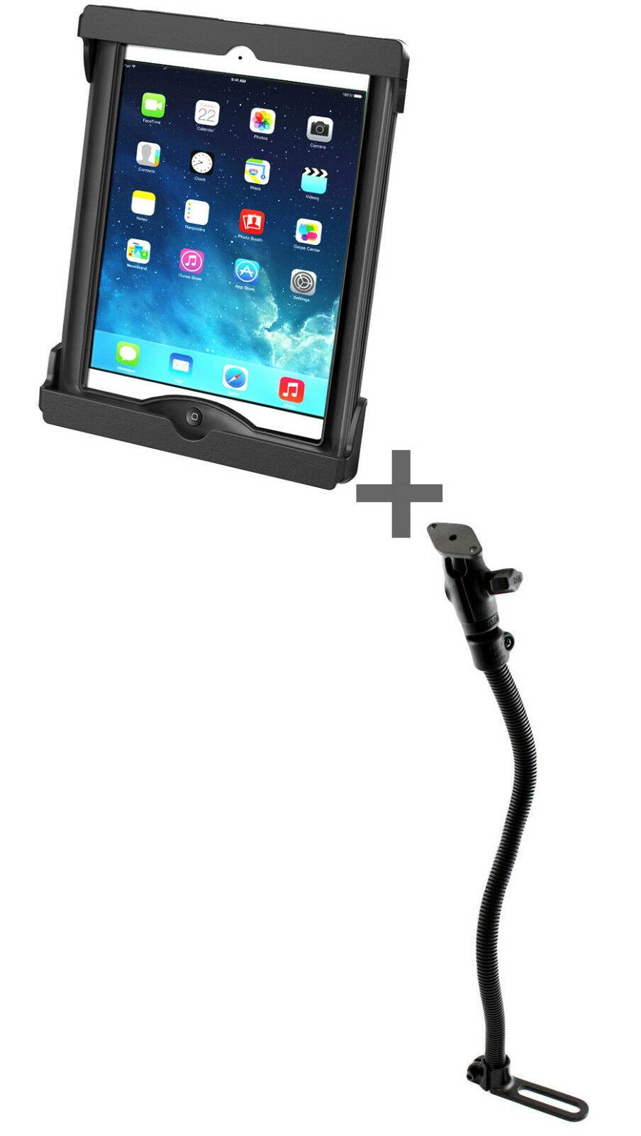 RAM Vehicle No-Drill Mount for Galaxy TAB Pro 10.1, TAB3 10.1, TAB A, TAB S 9.7