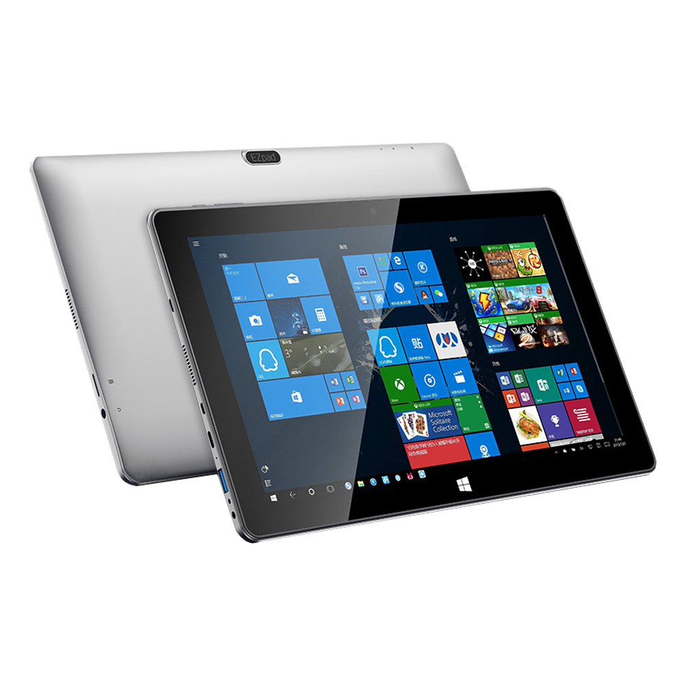 Lemonra Tablet PC 2-in-1 Laptop Cherry Trail X5-Z8350 Quad Core 8th HD Graphics 10.1" Full 1920*1080 HD Display IPS Screen, 4GB DDR3L Memory 64GB Flash eMMC Windows 10 Ultrabook with Magnetic Keyboard