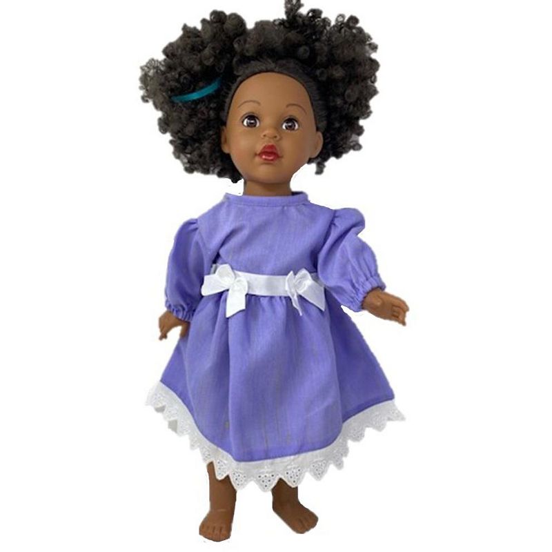 Doll Clothes Superstore Purple Long Dress fits Bitty Baby