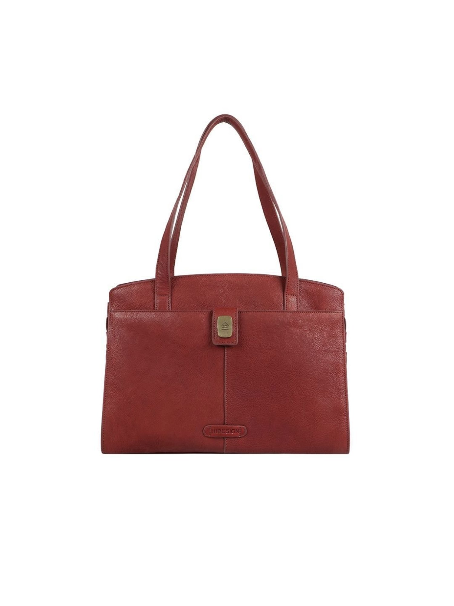 Hidesign Zen DAICHO 01 Red Solid Medium Handbag