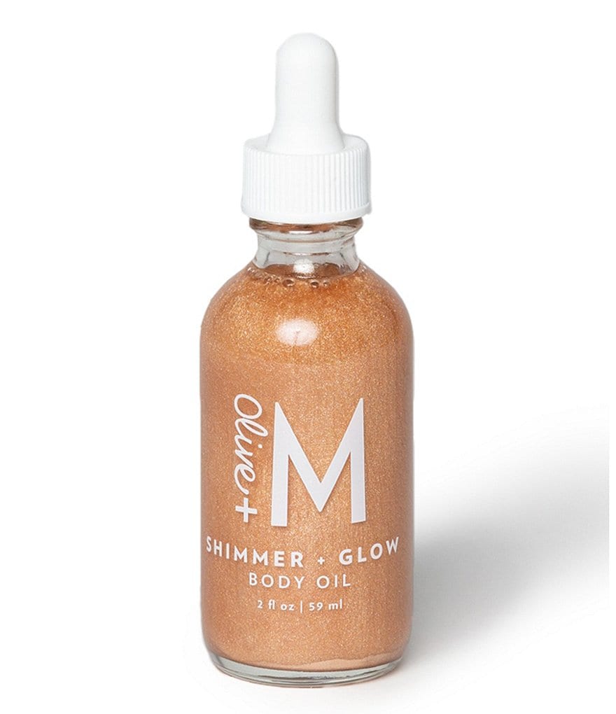 Olive + M Shimmer and Glow Body Oil, 2 oz.
