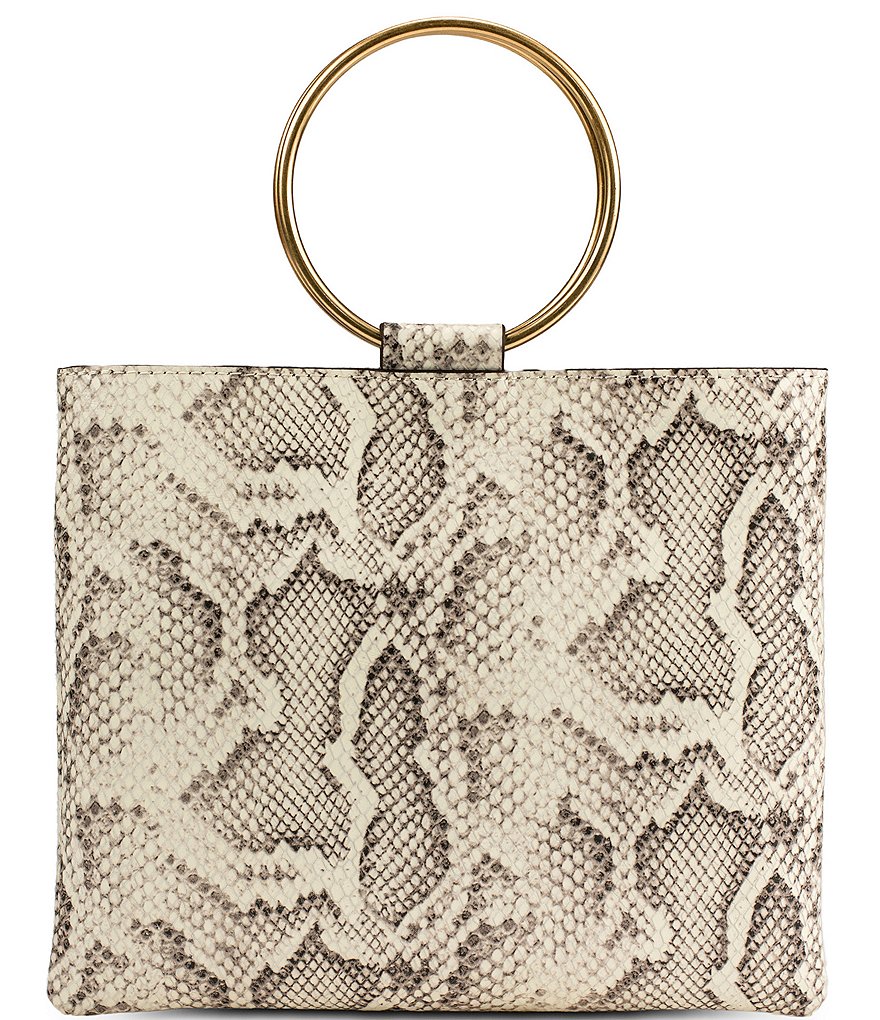 Thacker Le Pouch Snake Ring Handles Crossbody Bag