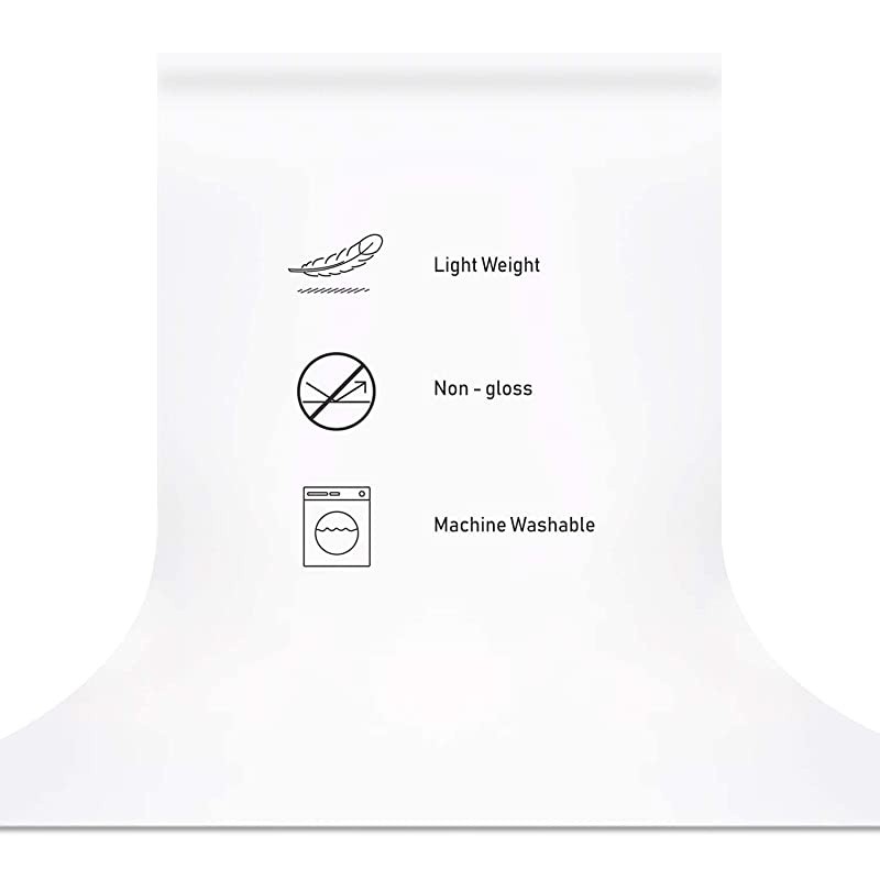 6 x 9 ft 18 x 28 MWhite Photo Video Photography Studio Fabric 100 Pure Backdrop Background Screen JSAG103