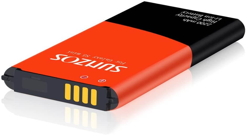 Galaxy S5 Mini Battery, SUNZOS 2200mAh Li-ion Replacement Battery for Samsung Galaxy S5 Mini (Compatible with All Galaxy S5 Mini Models) - EB-BG800BBE/EB-BG800BBU[3 Years Warranty]