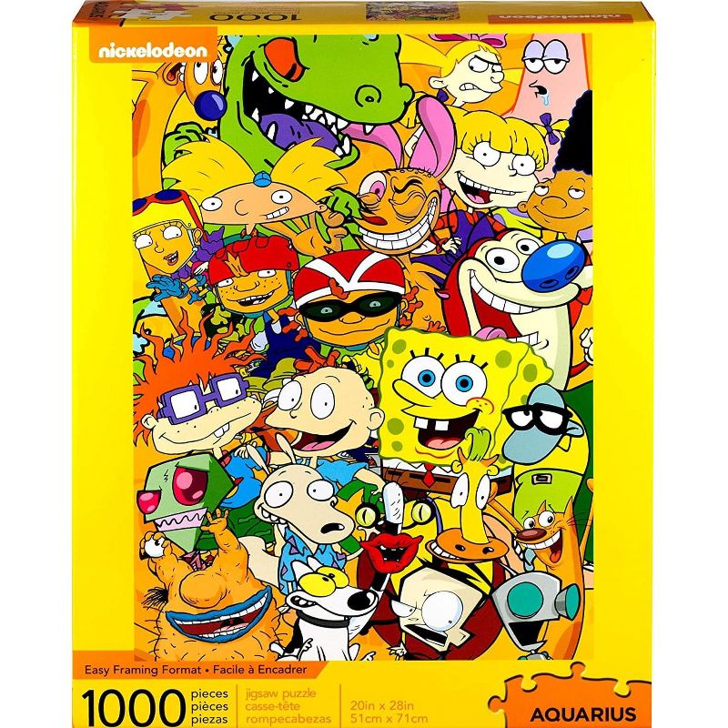 NMR Distribution Nickelodeon Cast 1000 Piece Jigsaw Puzzle