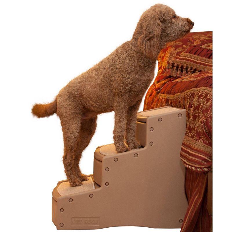 Pet Gear Easy Steps III Extra-Wide Pet Stair - Tan