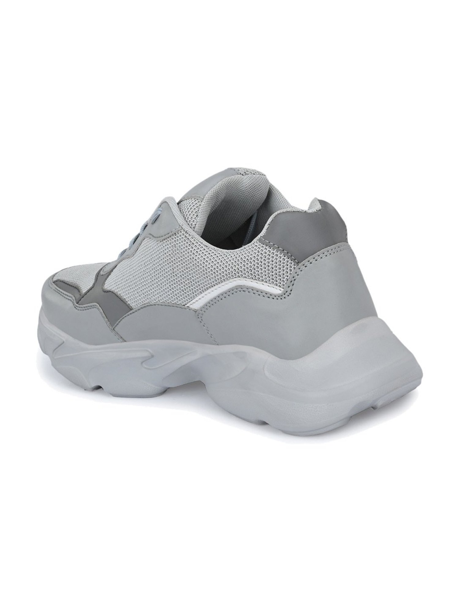 El Paso Men's Grey Casual Sneakers