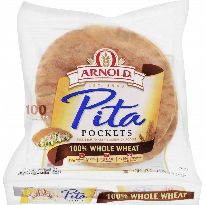 Oroweat Whole Wheat Pocket Thins - 11.75oz/8ct